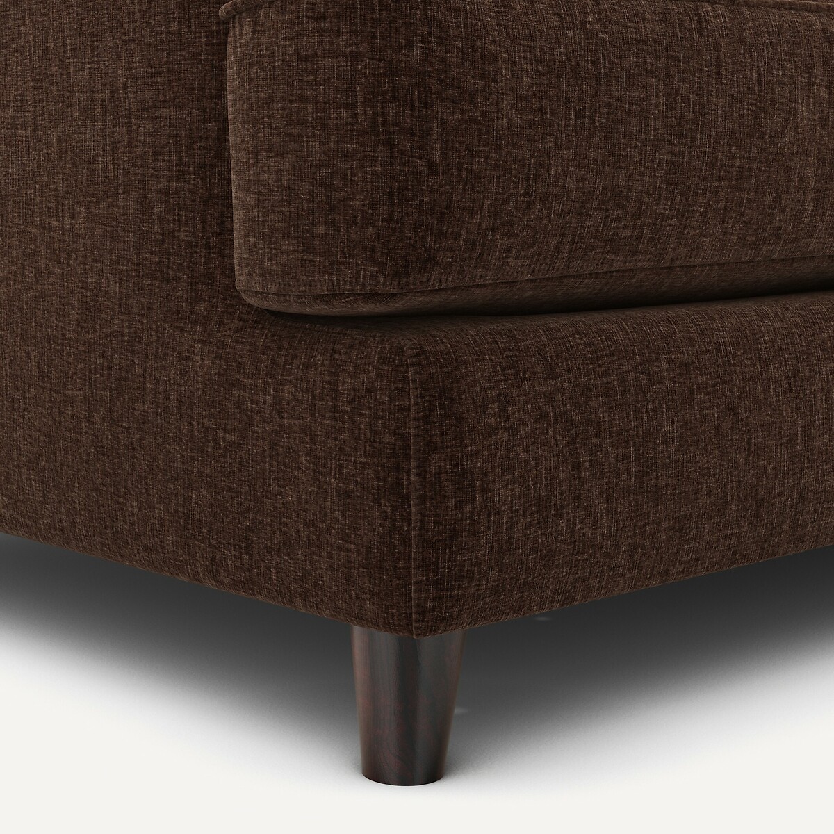 AM.PM<br>Sofá compacto de 2 lugares em veludo chenille, Alwine