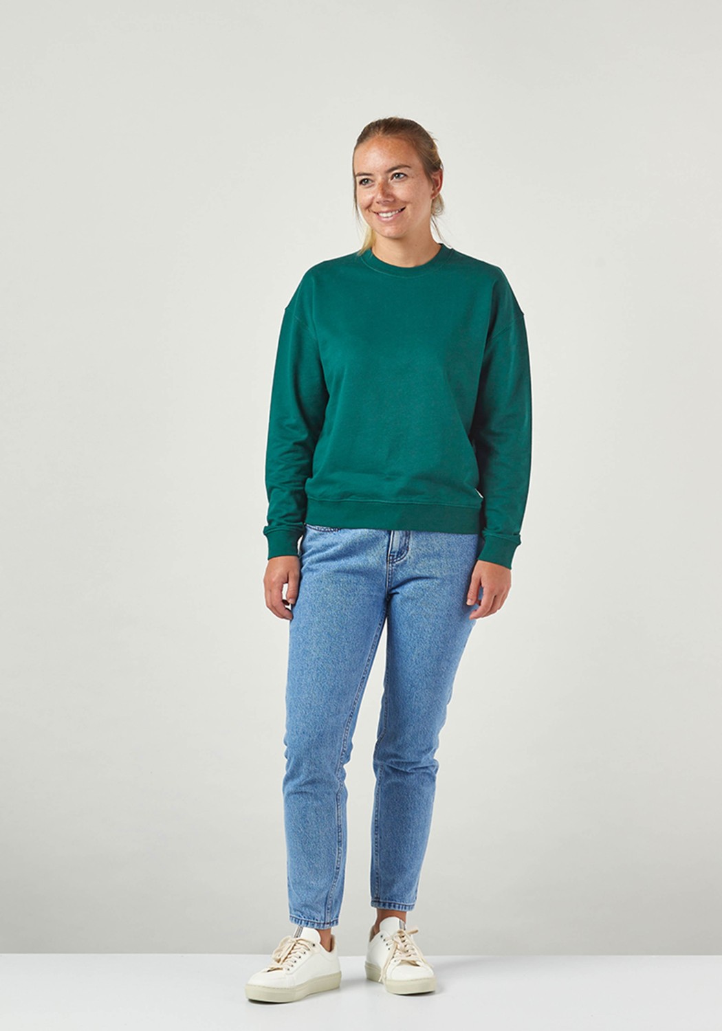 WE ARE ZRCL Damen-Sweater Basic Green