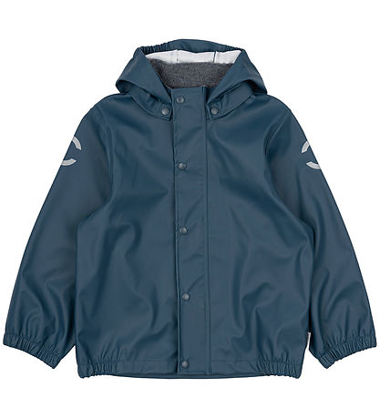Mikk-Line Regnt?j m. Seler - PU - Recycled - Orion Blue
