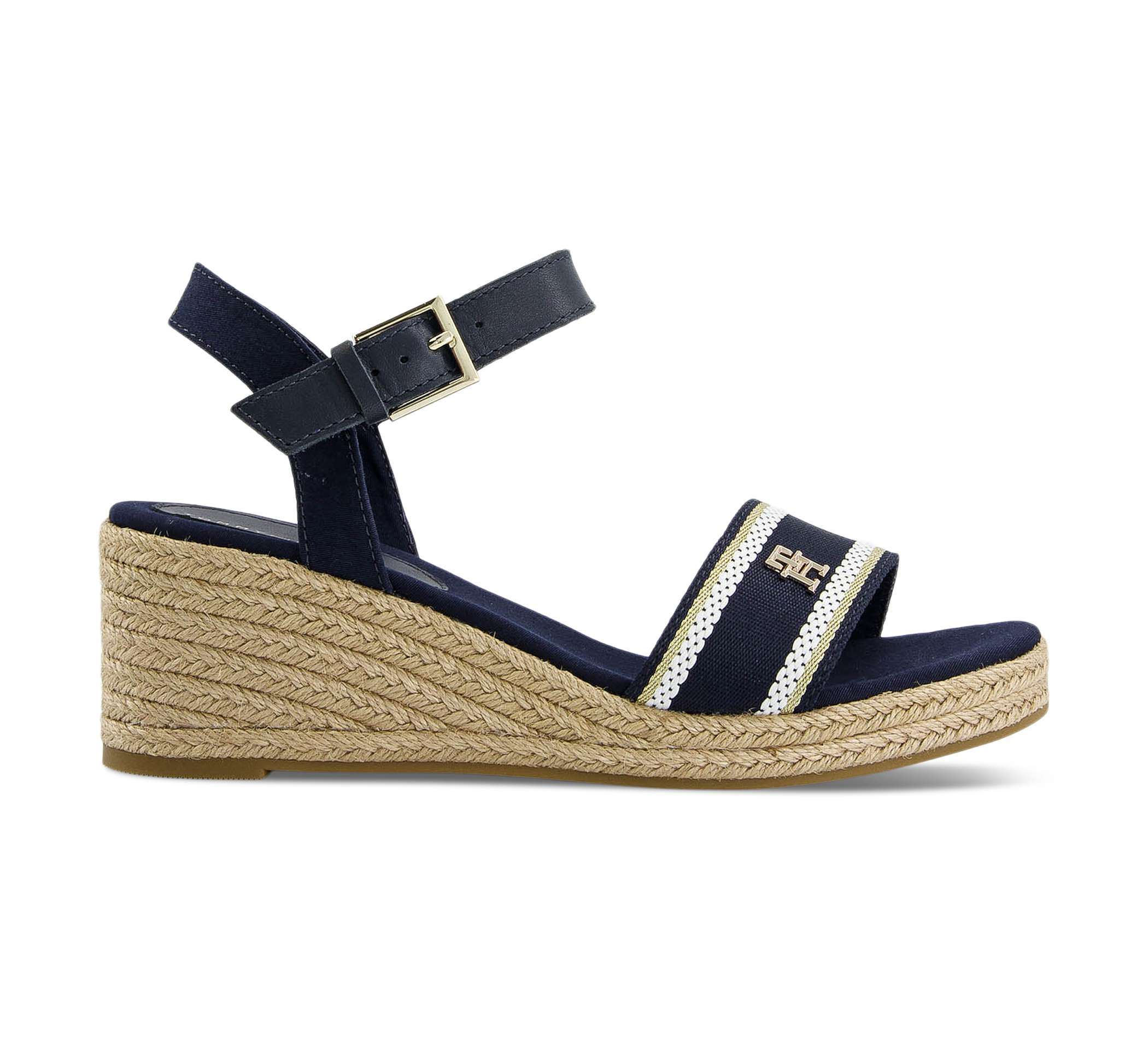Tommy Hilfiger Keilsandaletten blau