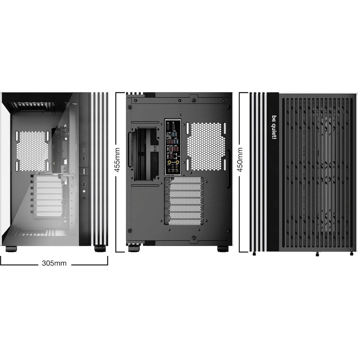 Be quiet! LIGHT BASE 600 DX PC kabinett (sort)