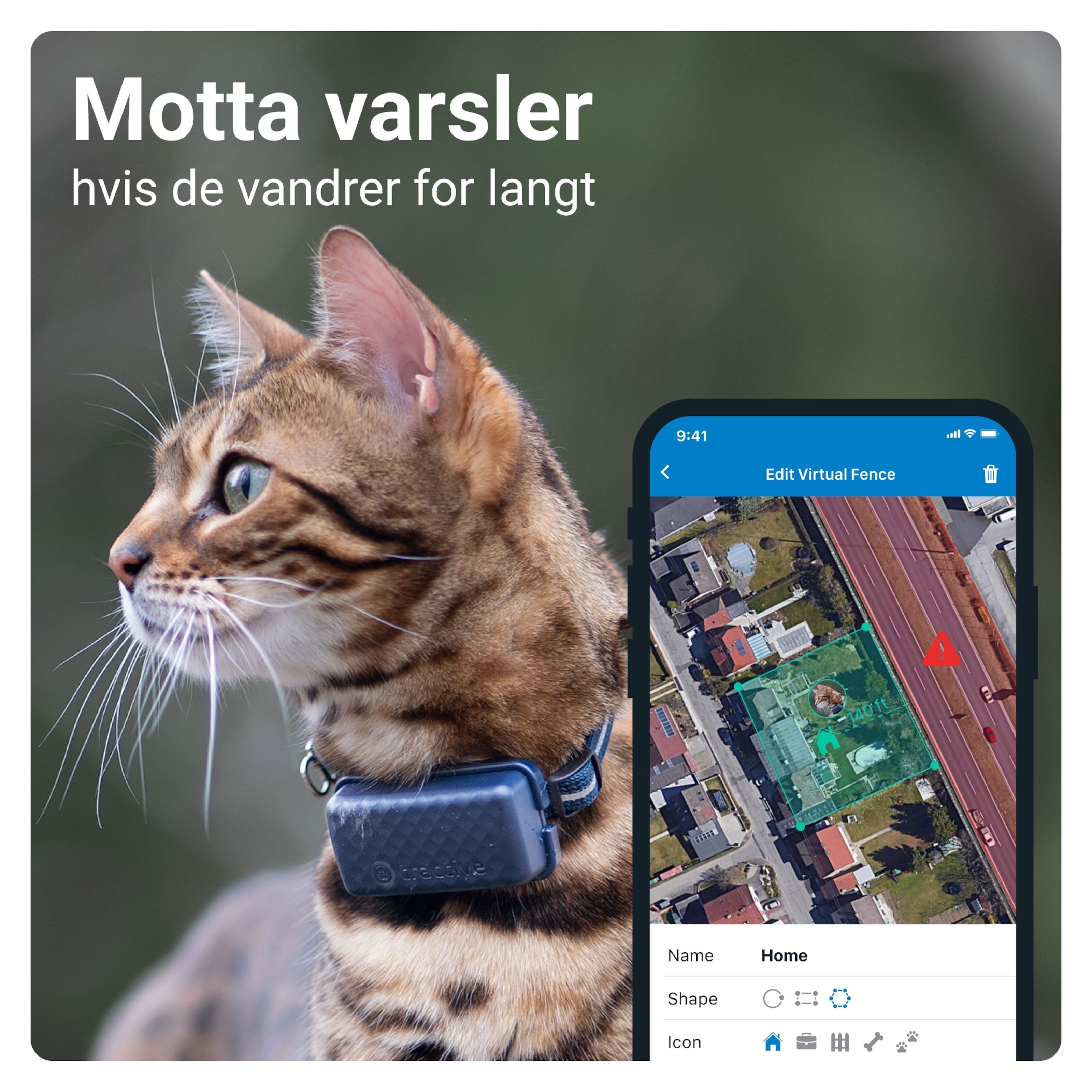 Tractive CAT Mini – GPS-tracker og helseovervåking for katt
