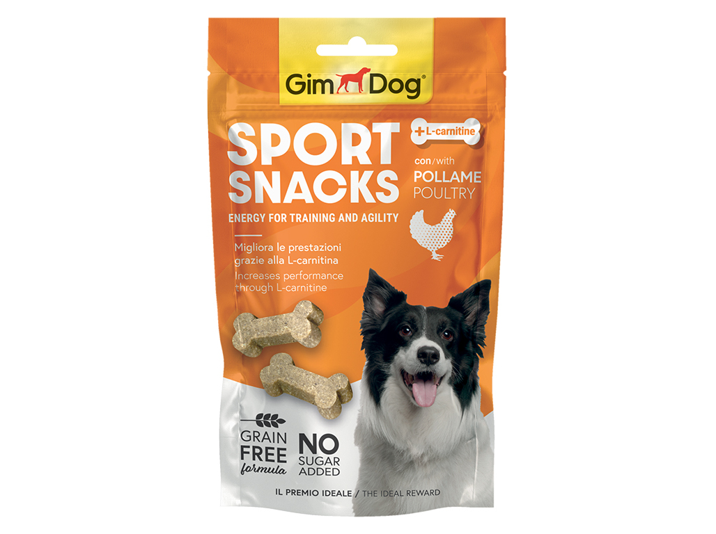 SNACKS PARA CÃO GIMDOG MINI OSSOS COM FRANGO 60G