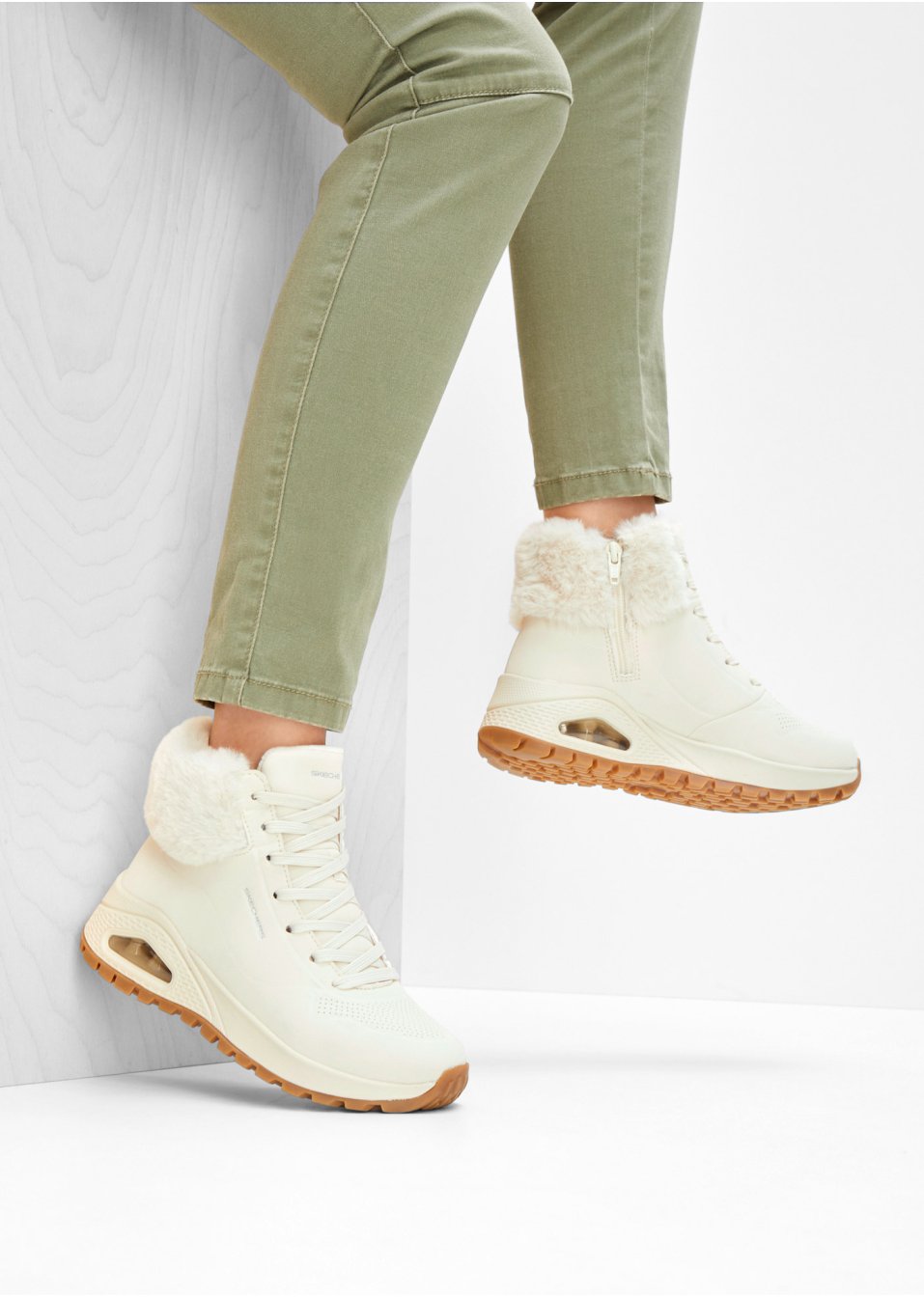 Boots à lacets Skechers à mémoire de forme