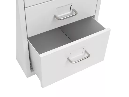 Classeur mobile Gris 28x41x69 cm Métal