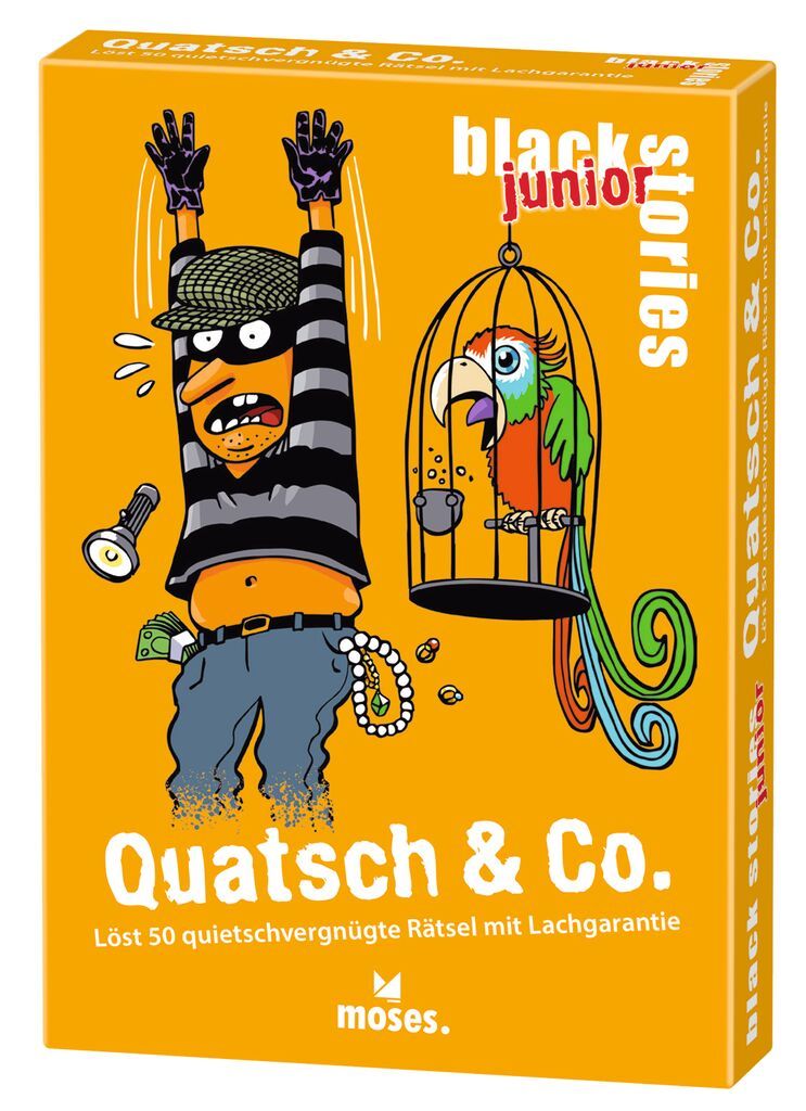 Rätselkarten BLACK STORIES JUNIOR - QUATSCH & CO