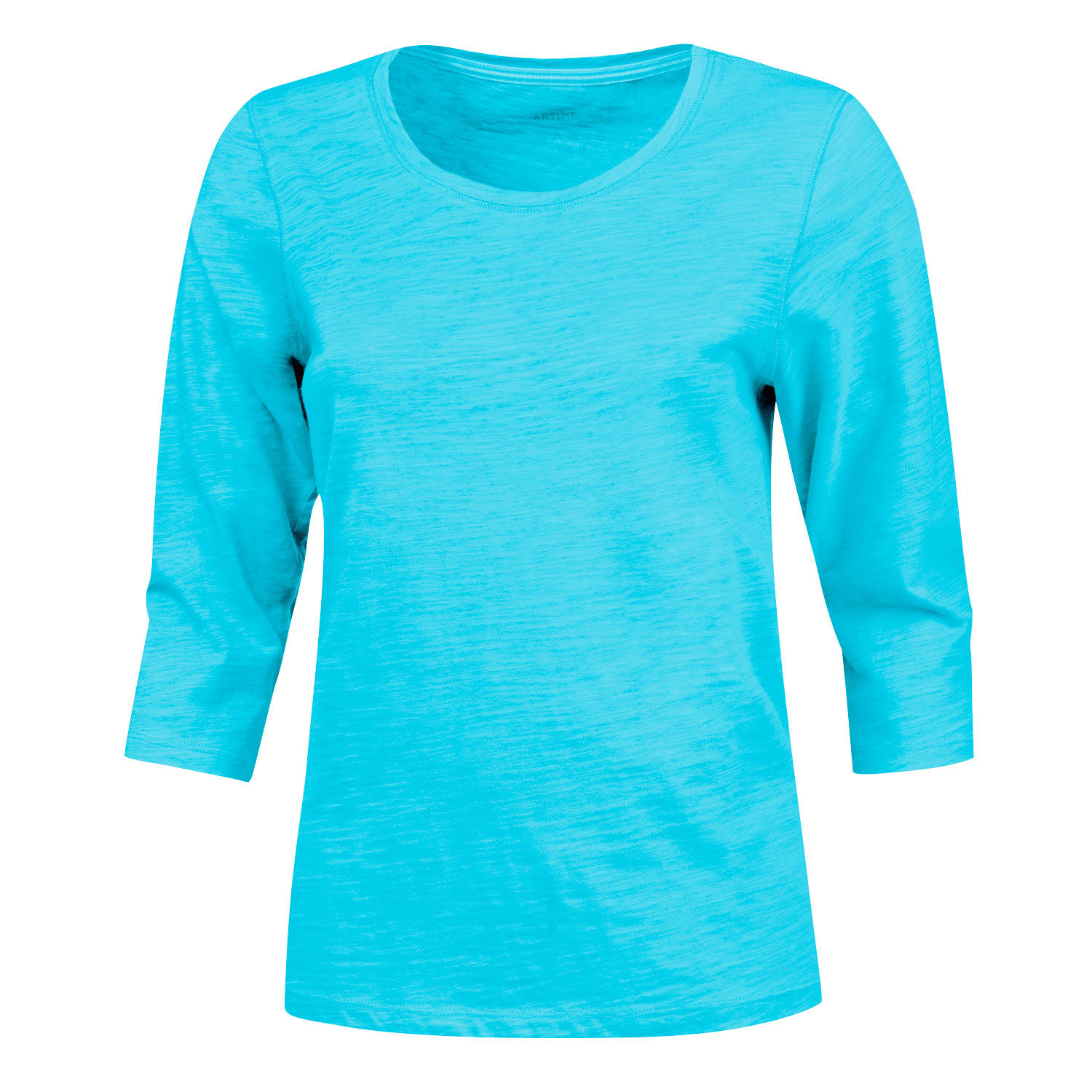 Basic 3/4 Arm Shirt Flammgarn-Optik
