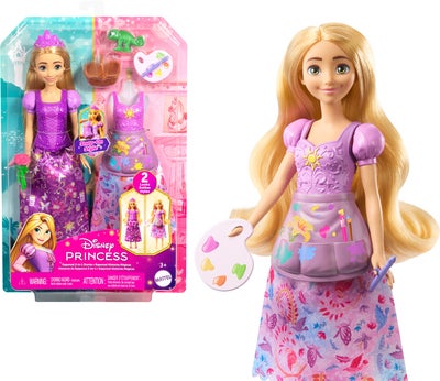 Disney Princess 2-i-1 Dukke Rapunsel