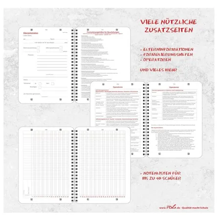 FLVG Lehrerinnenkalender Blume bunt, A5, 2024/2025