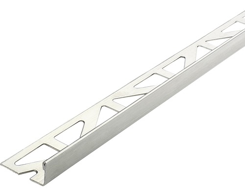Dural Durosol 12,5 mm hoekafsluitprofiel, lengte 250 cm, geborsteld roestvrij staal