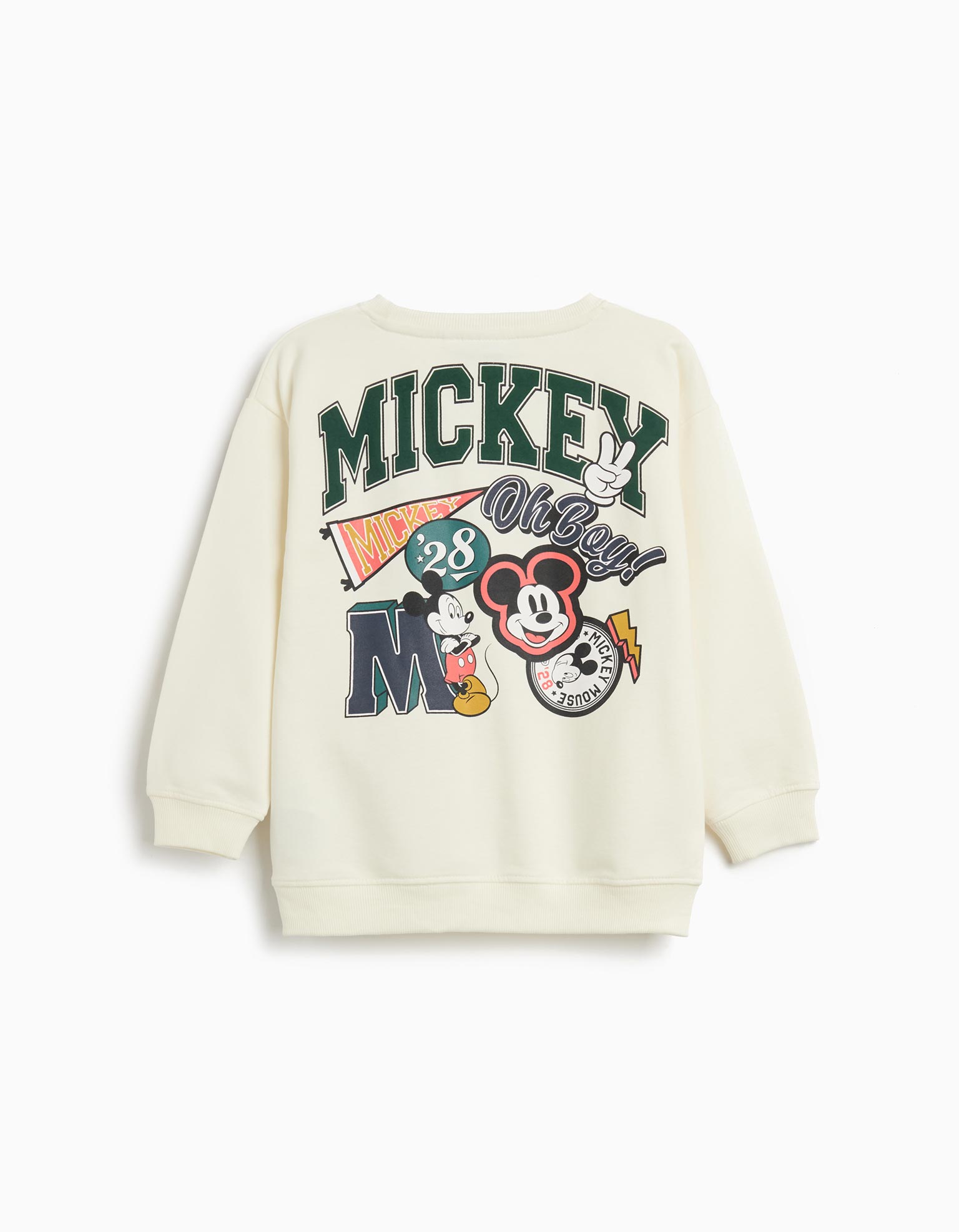 Sweatshirt 'Mickey Mouse' ©Disney, Menino, Branco