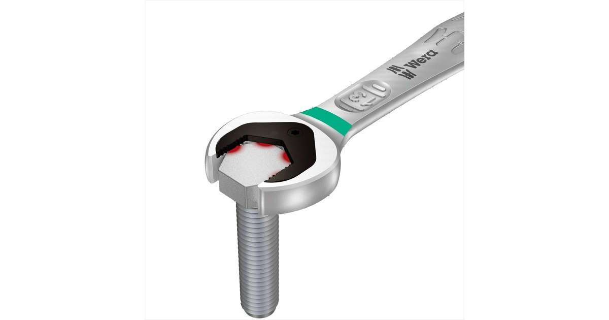 Wera9630 Magneetstrip 6000 Joker 1 steek-ringratelsleutelset moersleutel  (11‑delig)