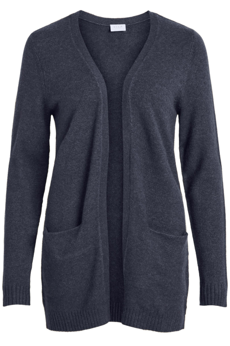 Vila blauwe dames vest