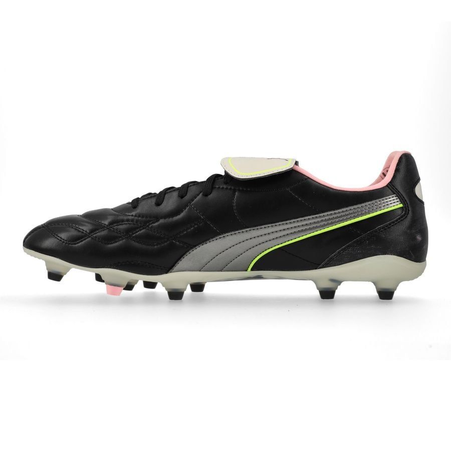 PUMA King Top X Mundial FG/AG - Noir/Blanc/Poison Pink