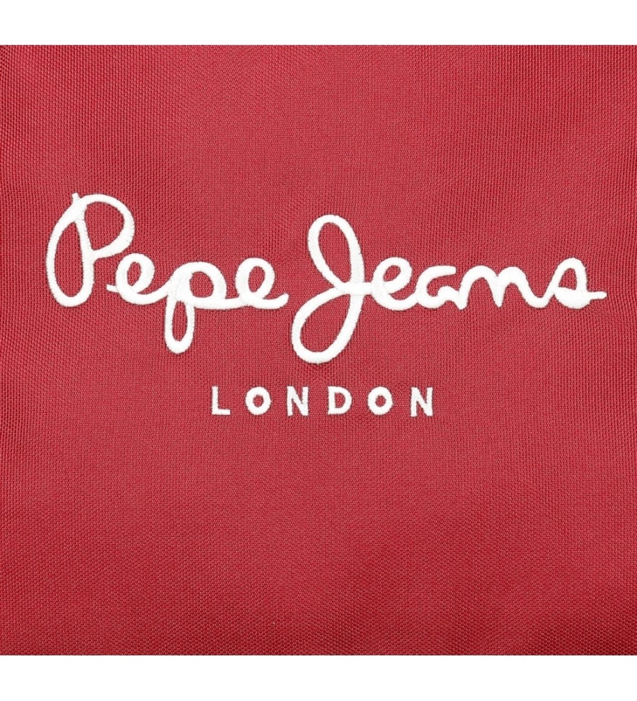 Pepe Jeans Mochila Pepe Jeans Clark 46cm dos compartimentos rojo