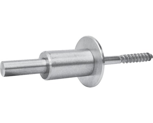 Ronde staafhouder met 50 mm ronde staaf, roestvrij staal V4A Ø 10 mm