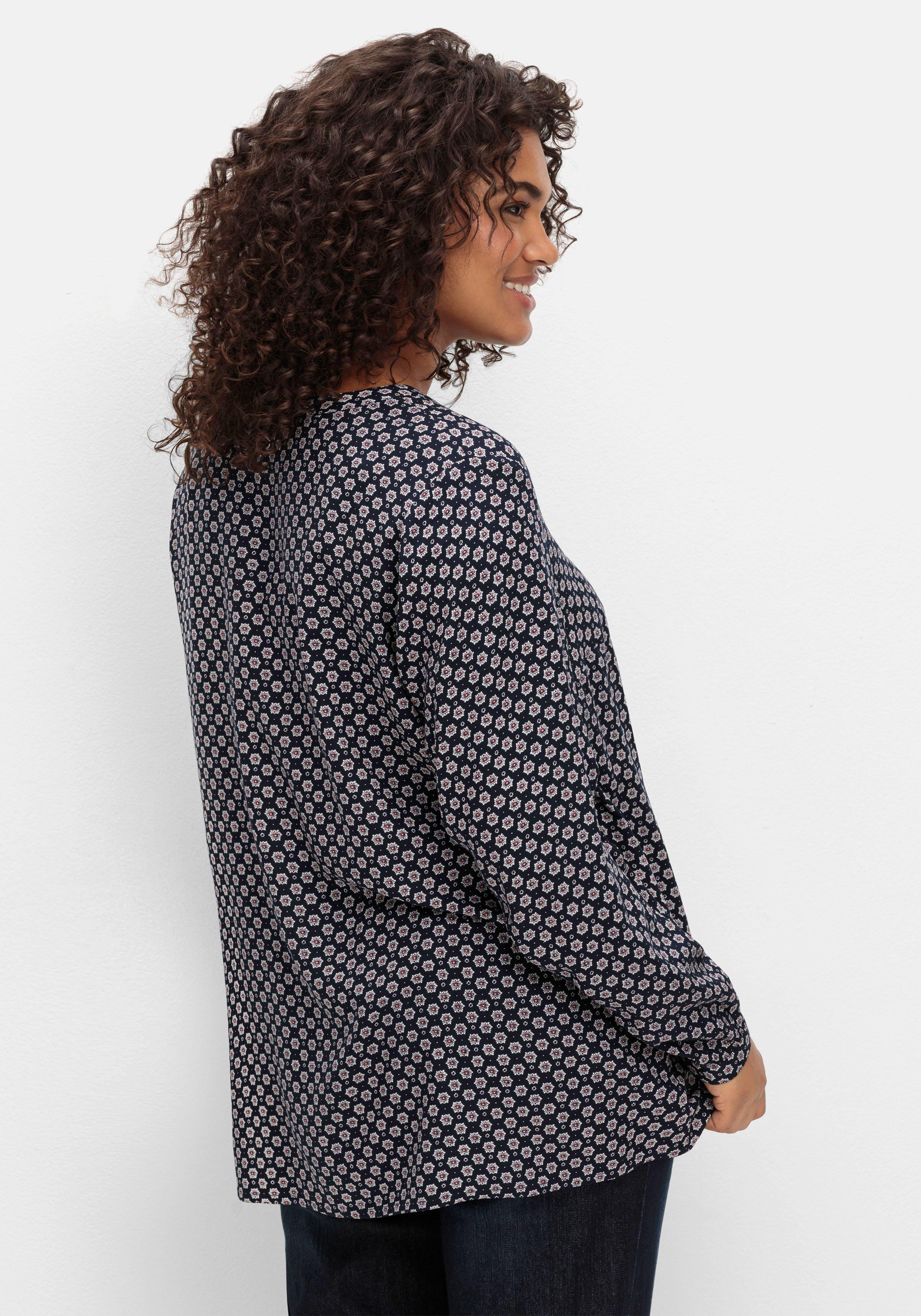Tunika mit floralem Alloverprint