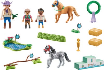 Playmobil 71495 Horses of Waterfall Byggesett Ponniturnering