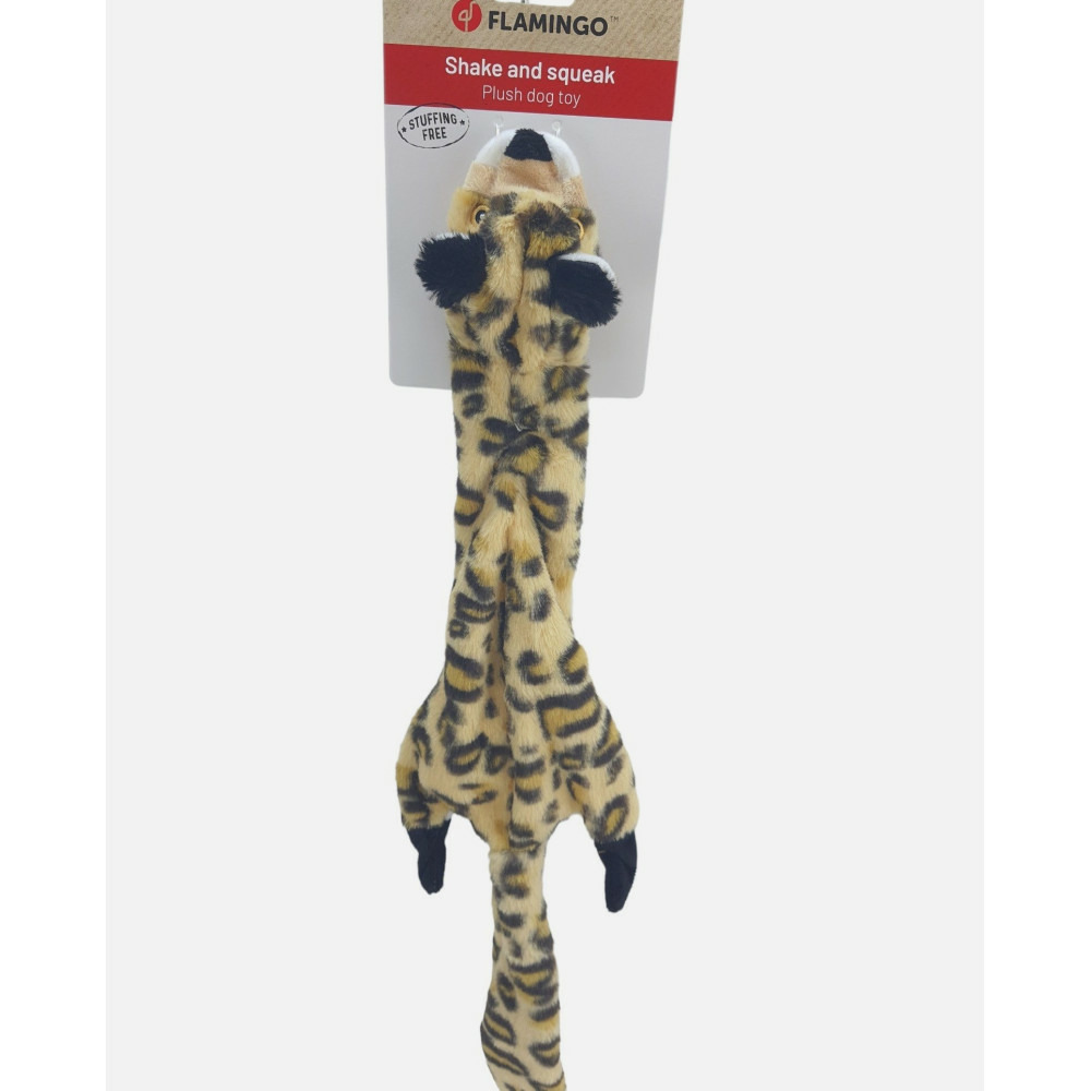 Jouet léopard beige 56 cm pour chien