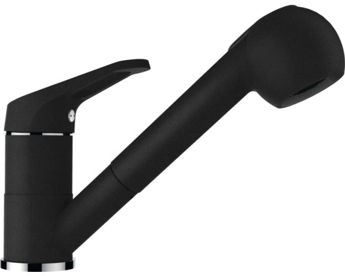 Schock keukenkraan met handdouche COSMO nero mat 525122GNE
