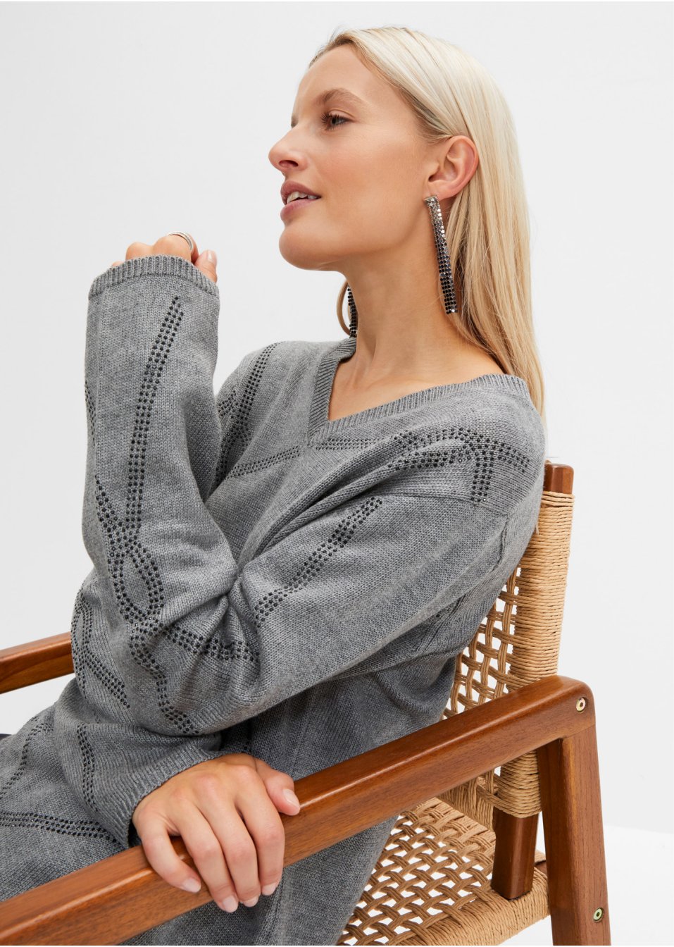 Pull avec application de strass