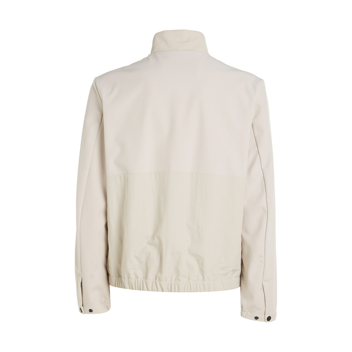 CALVIN KLEIN<br>Cardigã em 2 tecidos, sem capuz, softshell