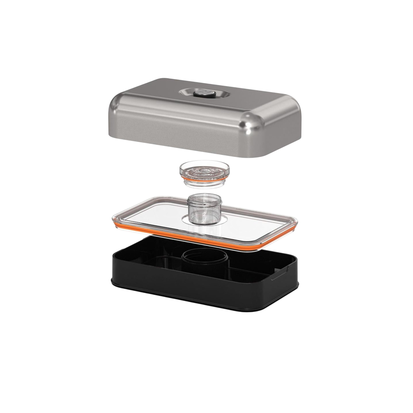 Lunchbox Brushed Steel