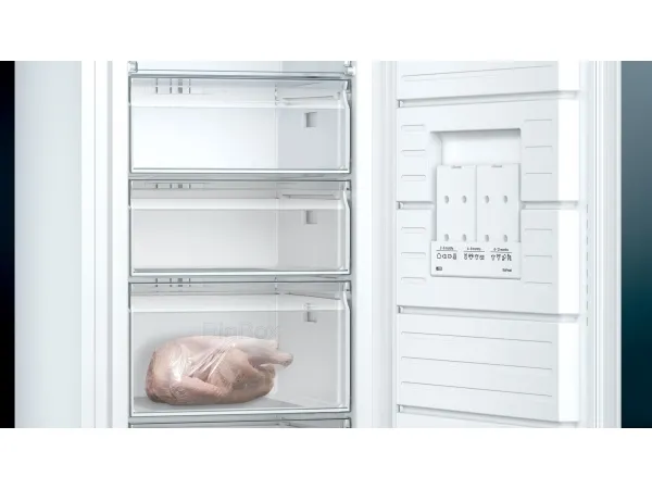 Siemens iQ500 GS54NUWDV - Fryser - stående - bredde: 70 cm - dybde: 78 cm - højde: 176 cm - 328 liter - Klasse D - hvid