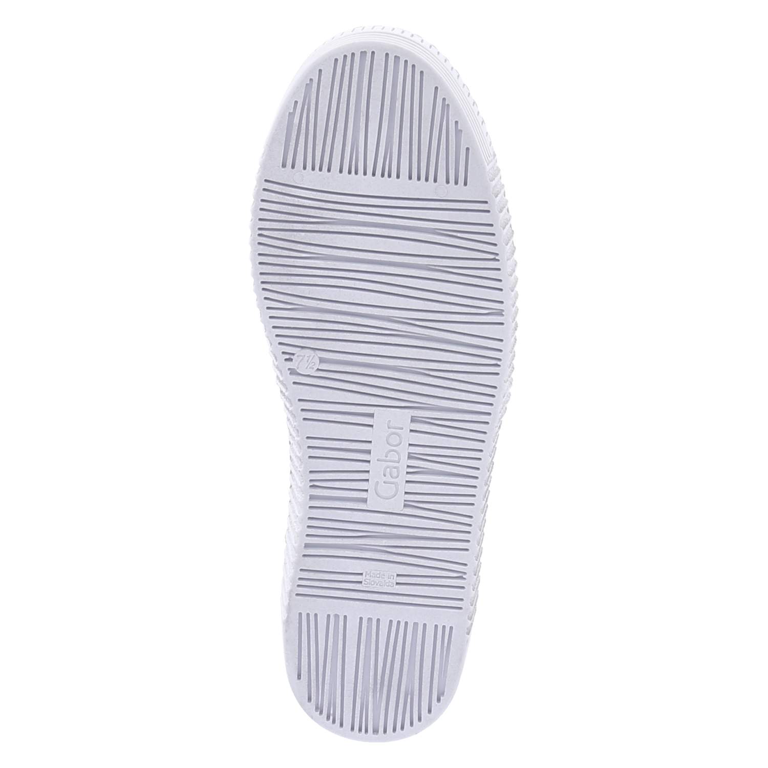 Gabor Slipper - grau/weiss/silber
