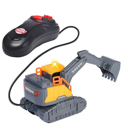 Dickie Toys Arbeitswagen - Mini Baggerlicht/Kabelfernbedienung