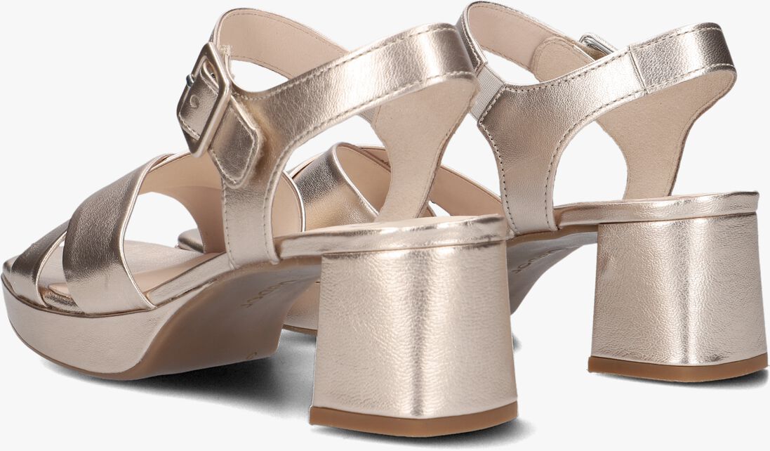 GABOR ros&eacute;gouden gabor sandalen 953