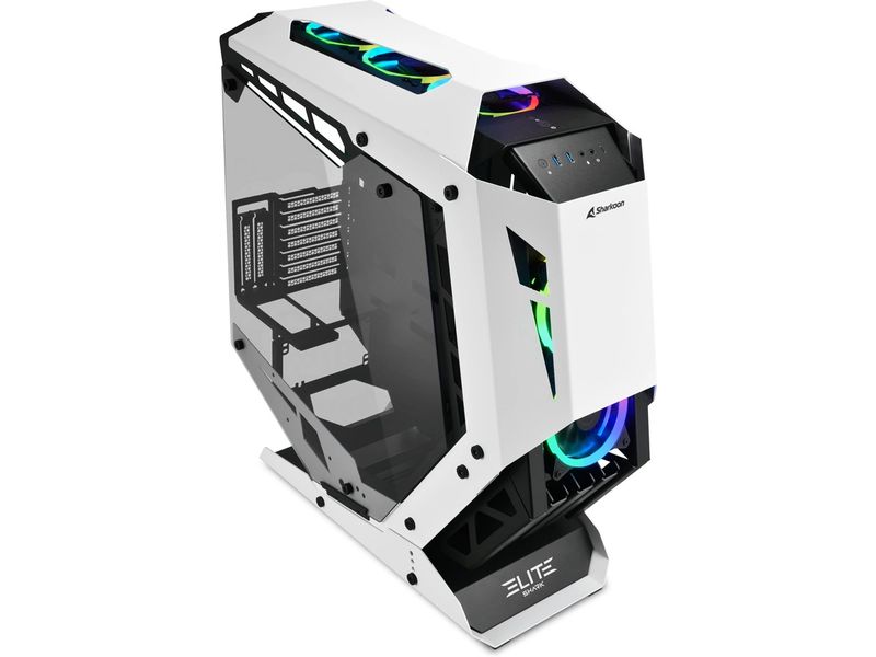 Sharkoon PC-Gehäuse Elite Shark CA700 Big-Tower mit fünf 120-Millimeter-RGB-LED-Lüftern