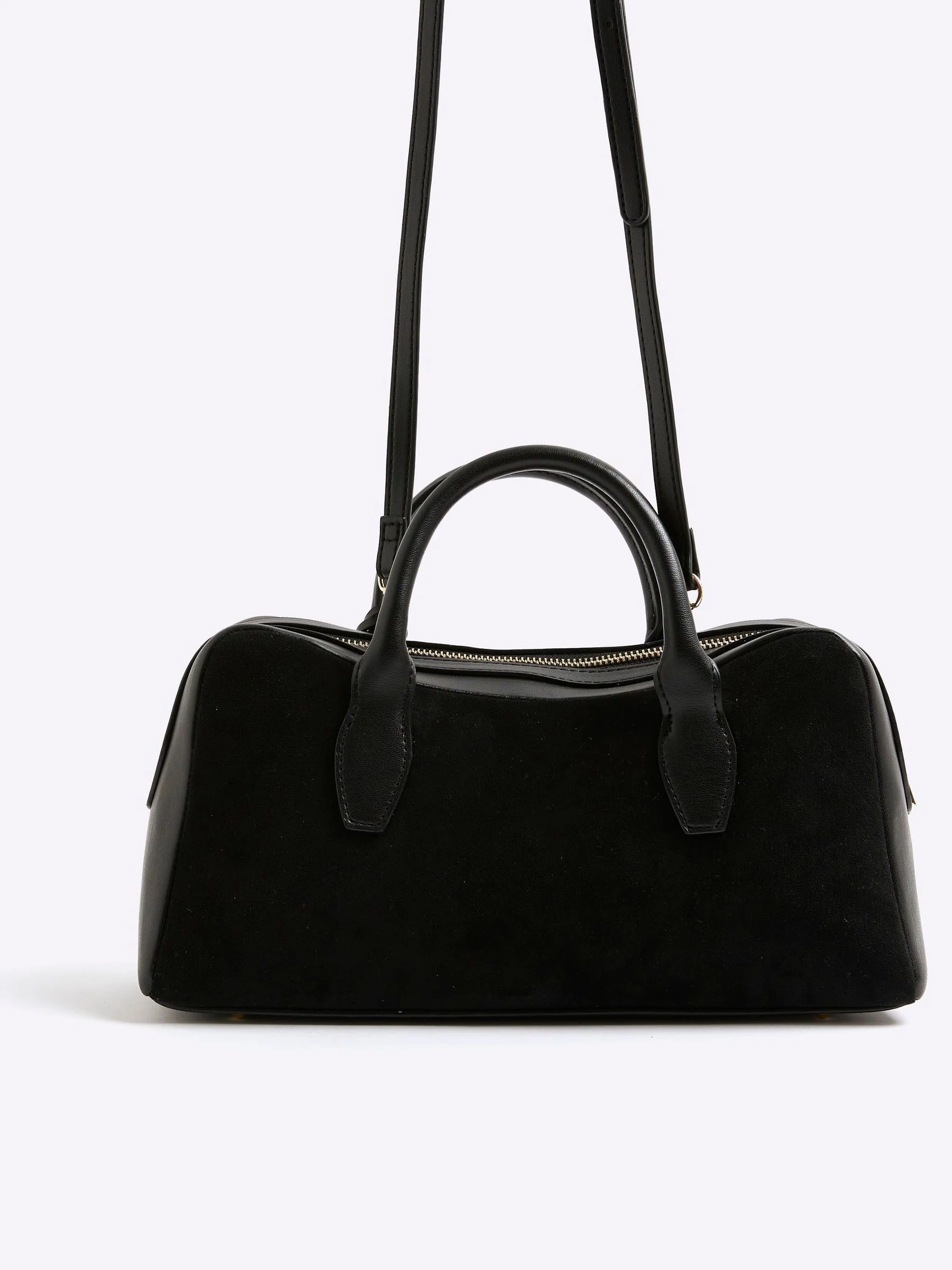 River Island gebogen bowler tas