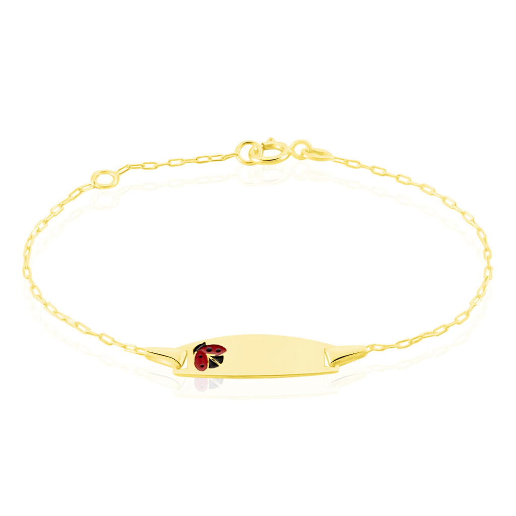 Bracelet Identité Gaspardine Maille Forçat Or Jaune