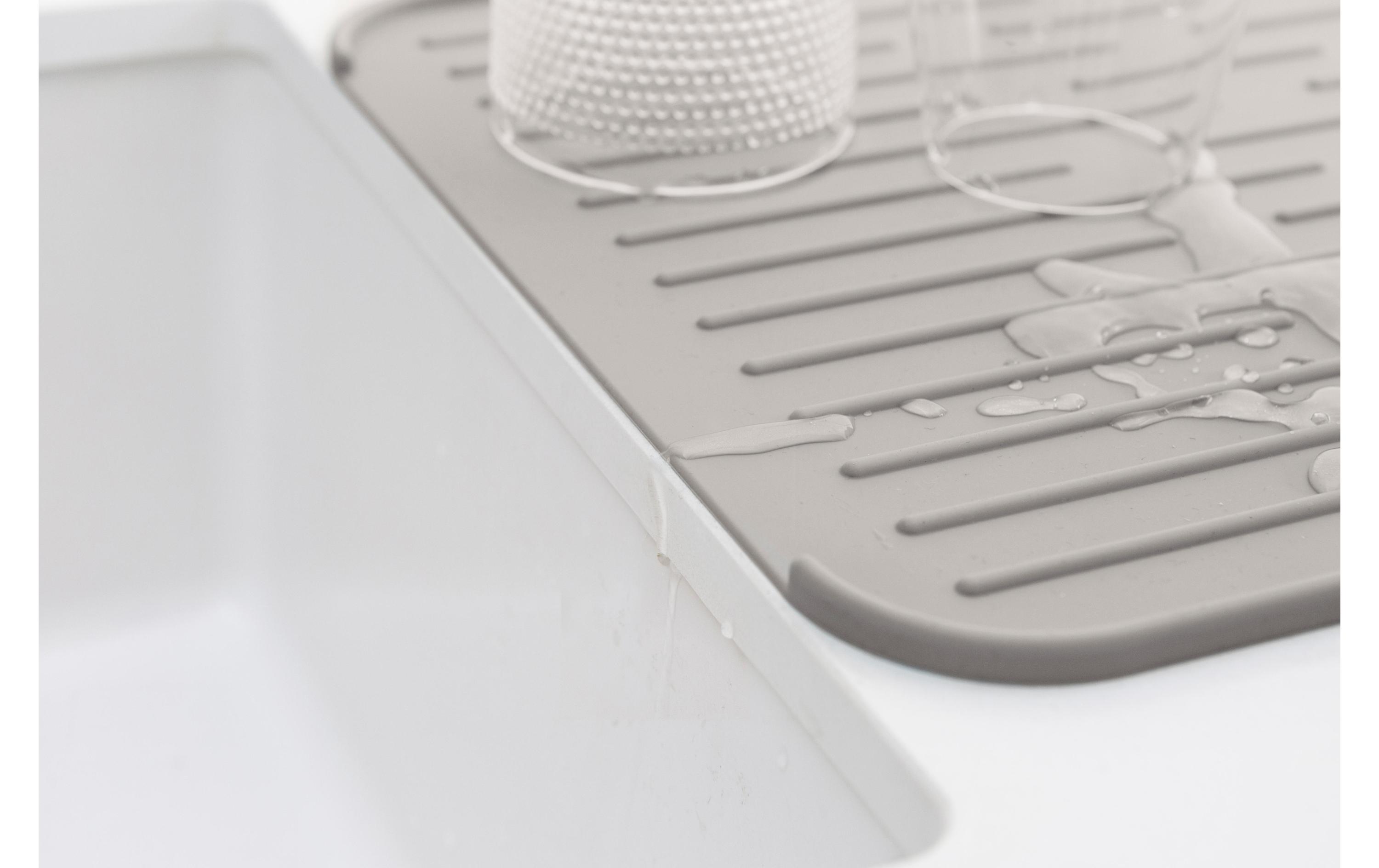 Abtropfmatte Sink side GrauGeschirr-Trockenmatte