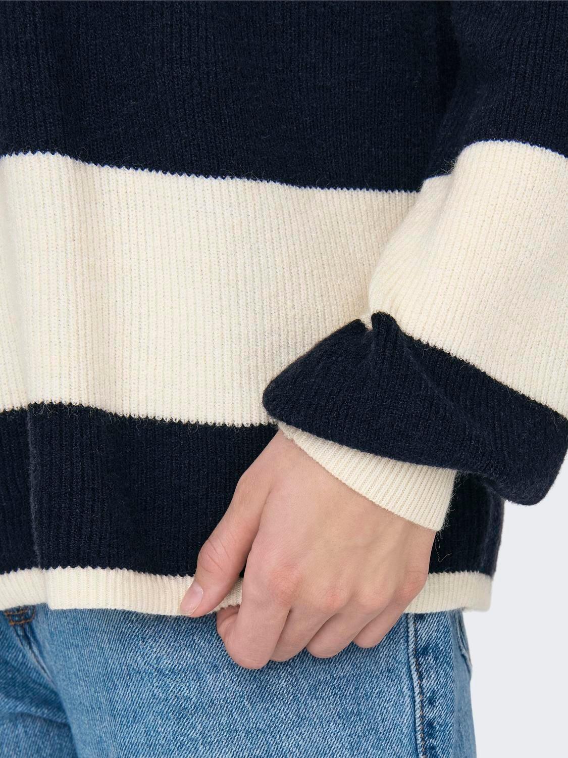 ONLATIA Strickpullover Whitecap Gray