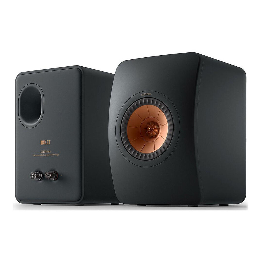 KEF LS50 Meta (la paire) - Noir Carbone