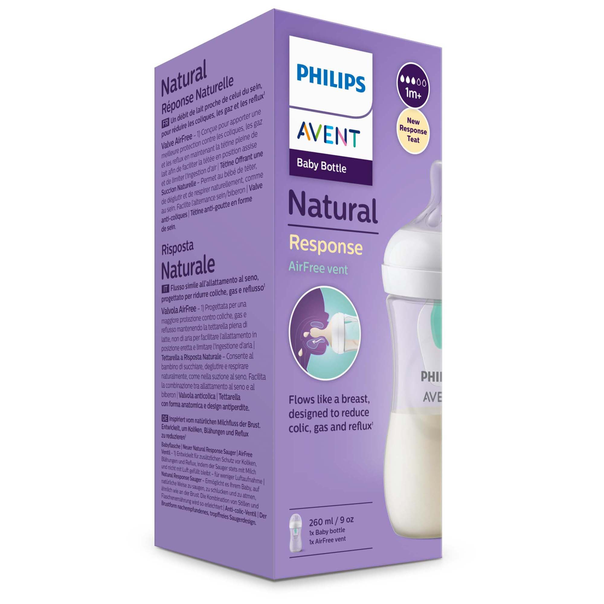Philips Avent Natural AirFree fles 260ML transparant