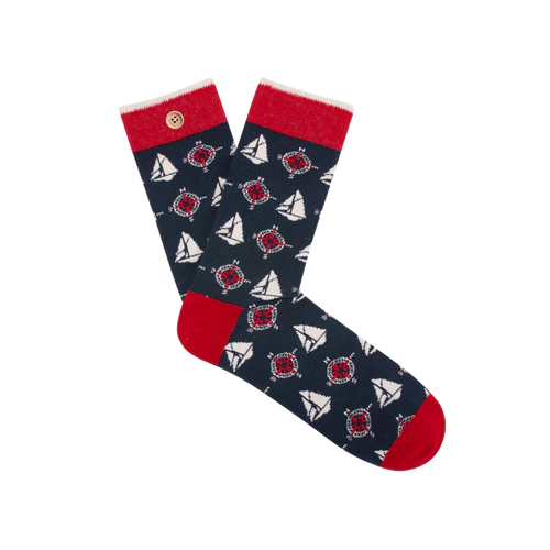 Chaussettes Charles & Vanessa bleu marine