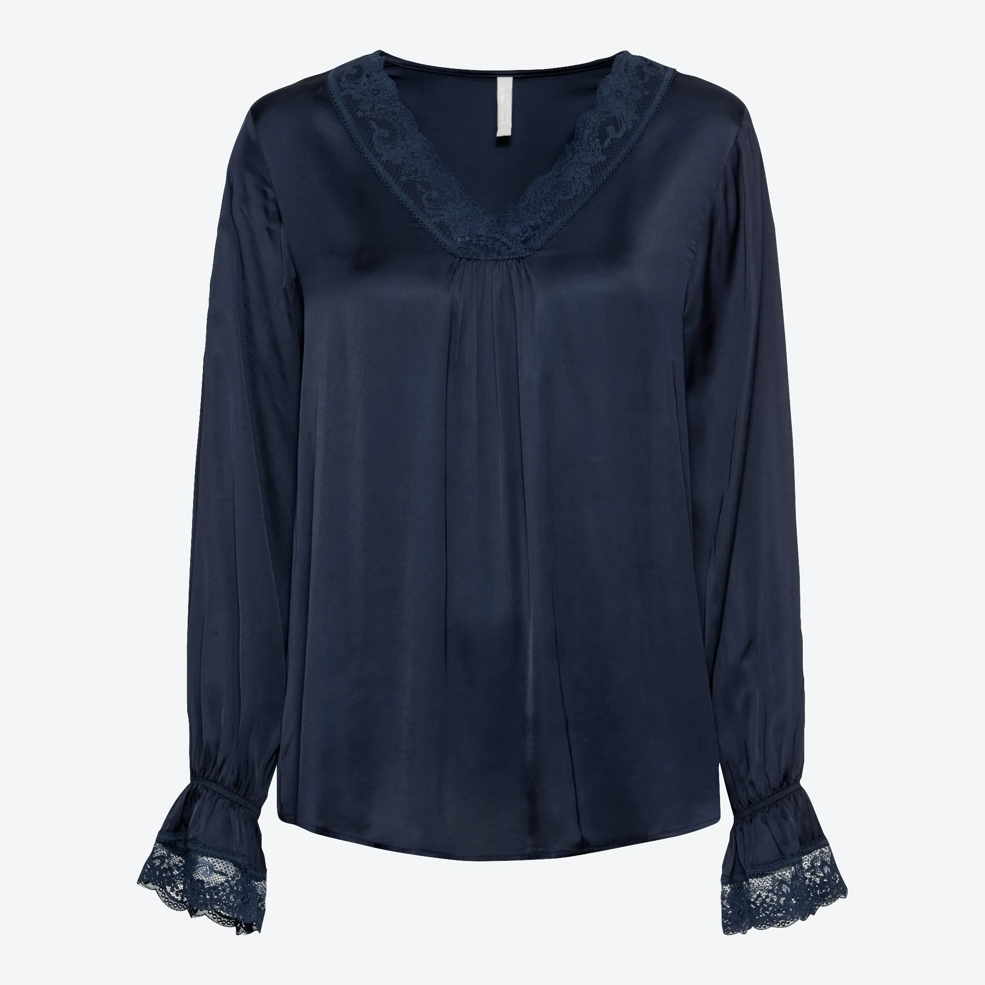 Damen-Bluse in Satin-Optik