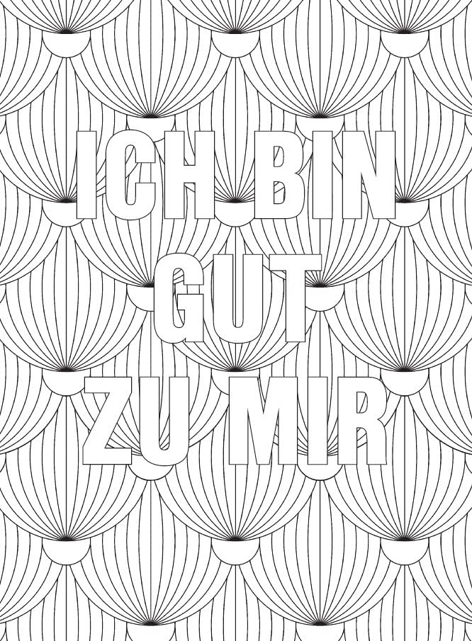 (261x191mm) Anti Stress Malbuch Yuna Verlag Kreatives Zeichnen für Erwachsene (37582867) - Selbstliebe