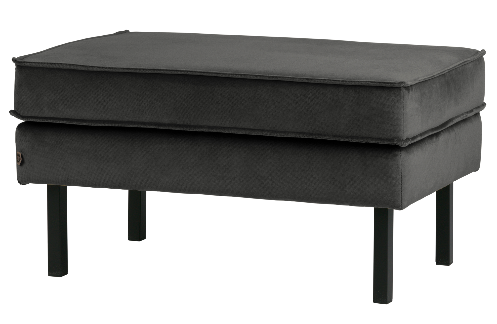 Hocker Rodeo op poten velvet Rodeo Hocker op poten velvet Antraciet