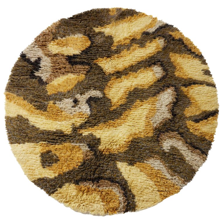 HKliving Fluffy vloerkleed Ø145 Dunes