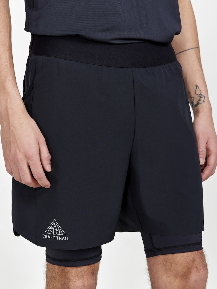 PRO Trail 2in1 Shorts Herre Black