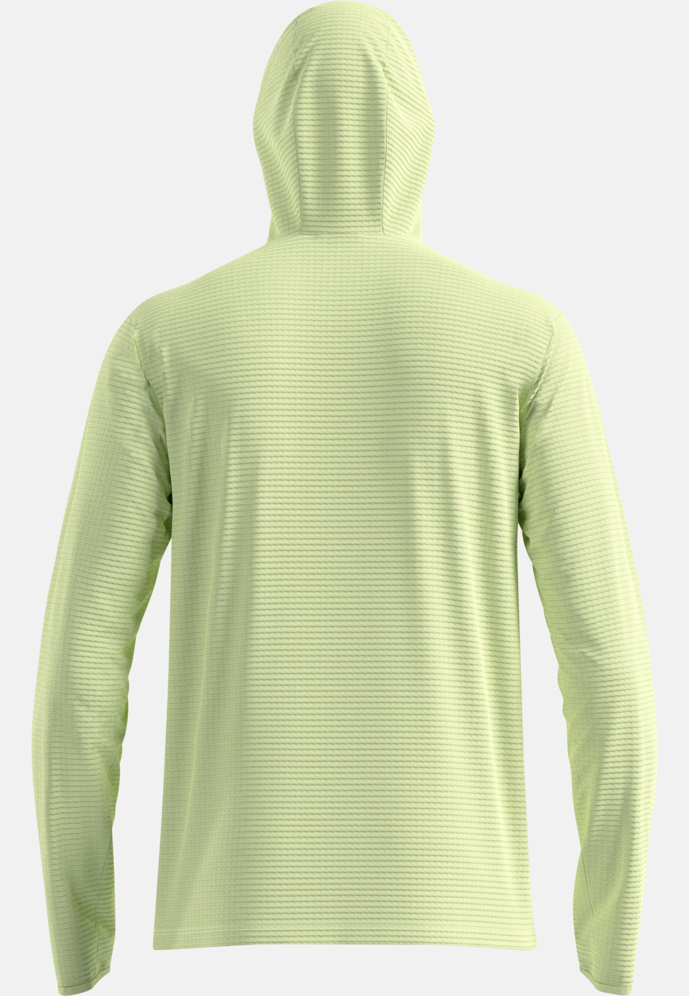 Essentials Thermal Laufhoodie in shadow lime