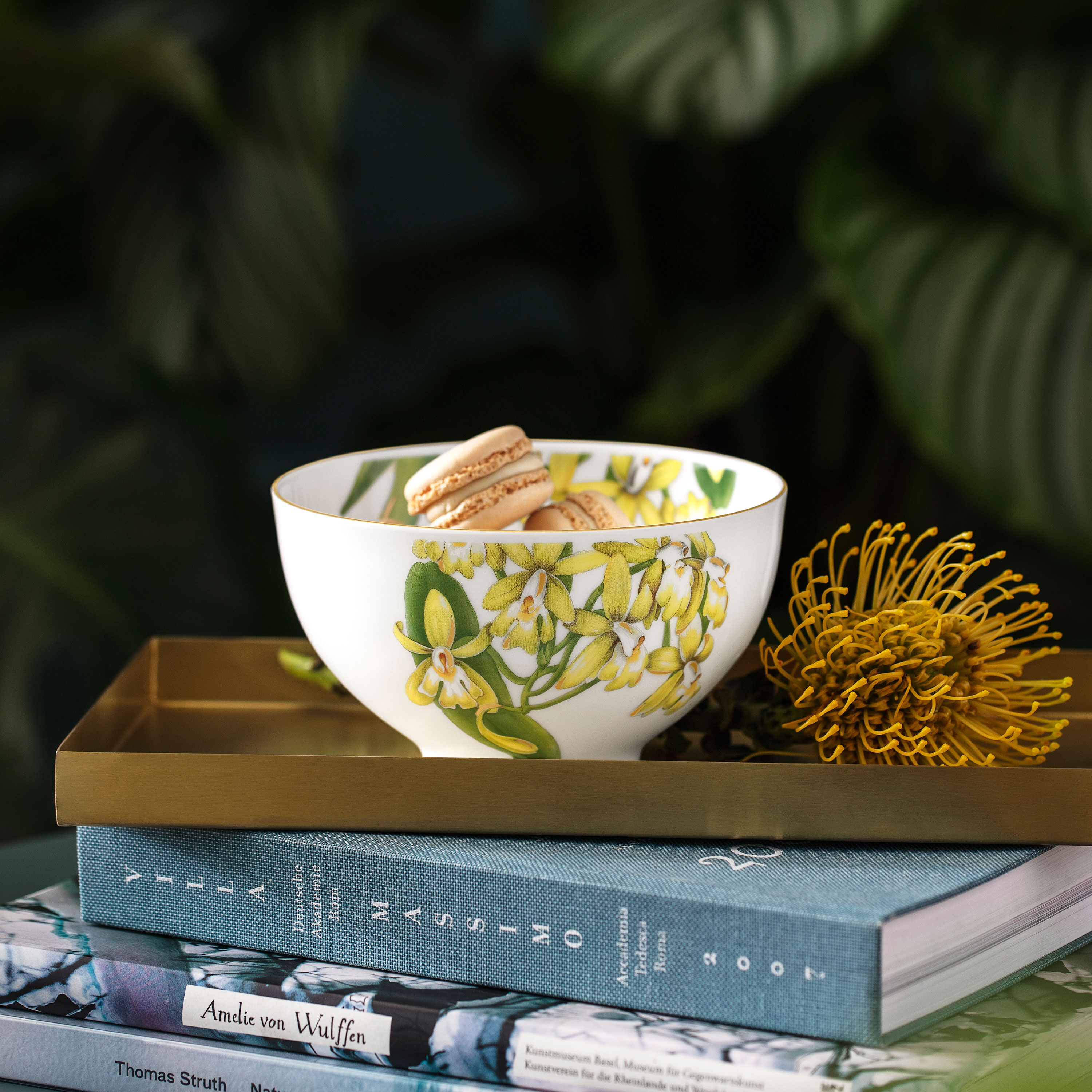 Amazonia Cereal bowl Multi-colored, 17 oz, Premium Bone Porcelain