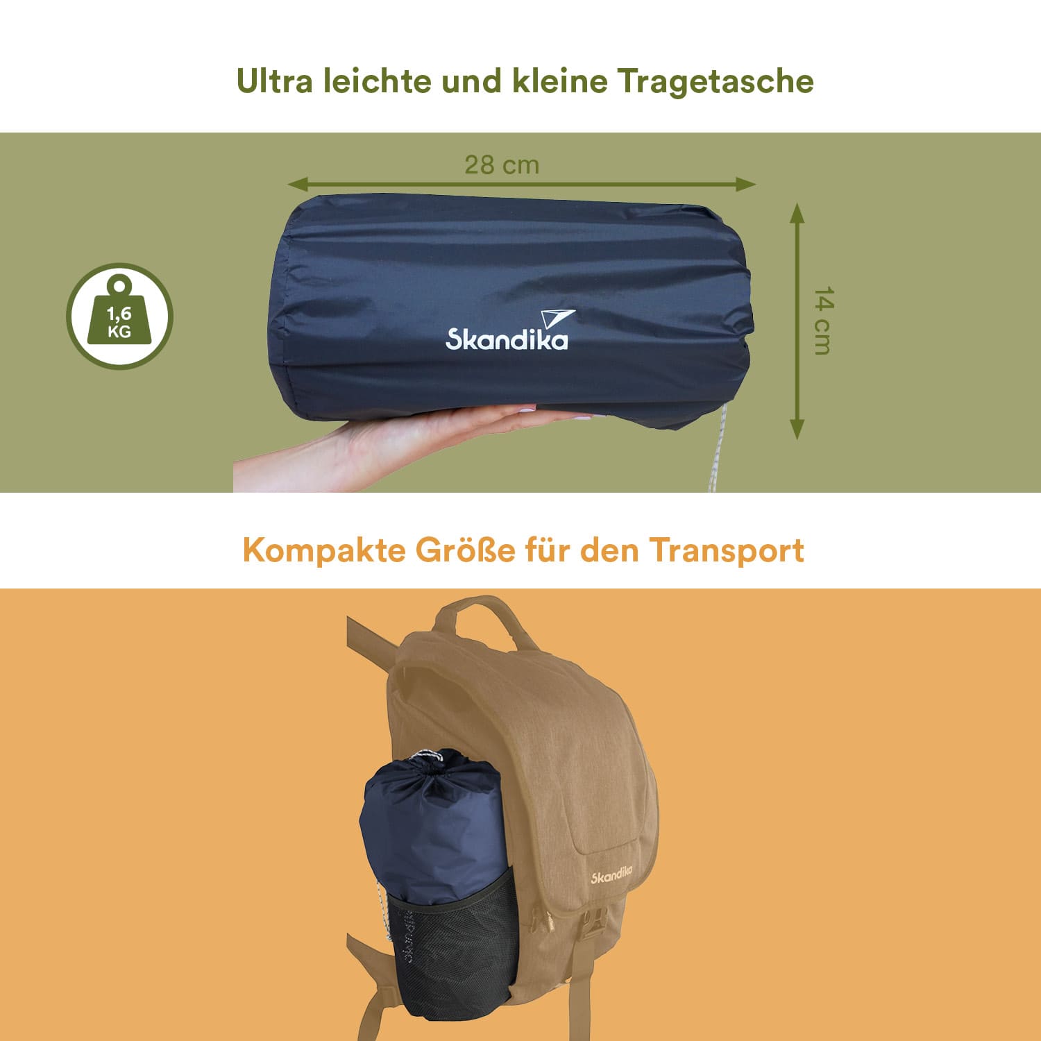 Skandika Elite Air Double opblaasbare slaapmat
