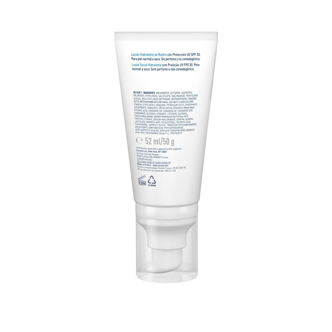 CERAVE  Loção Facial Hidratante FPS 30 - 52ml
