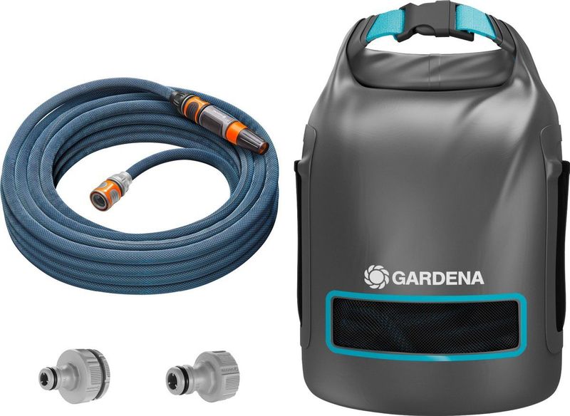 Gardena - Liano Xtreme - Tuinslang - Zwart - Textiel - 15m Set met Opbergtas