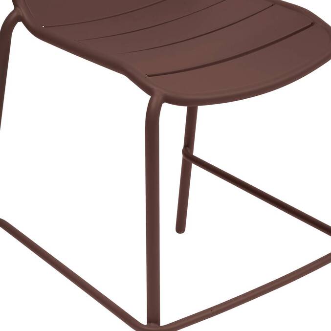 Chaise haute de jardin ALEGORIA Acajou